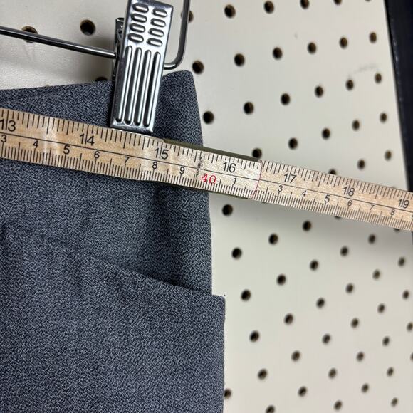 Express Editor Gray Flare Leg Dress Pants Workwear Classic 6 - Picture 5 of 7